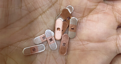 Versand für Prägungen aus Silbereinlegestreifen