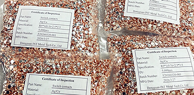 Stabile Lieferung für Silberkontakte, AgCu-Bimetallnieten