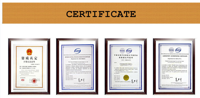 H90 Messingstreifenspule certificate